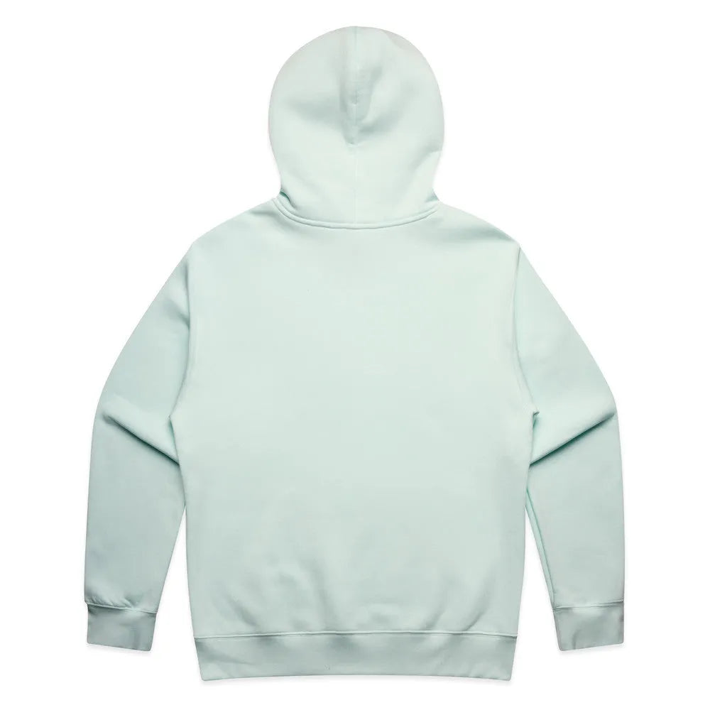 Empulse DNA Hoodie in Mint Green flat lay back with hood